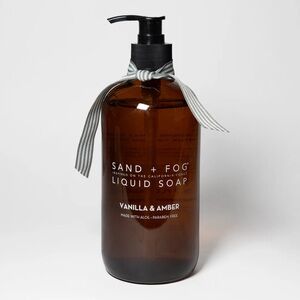 Sand + Fog Liquid Hand Soap Vanilla & Amber